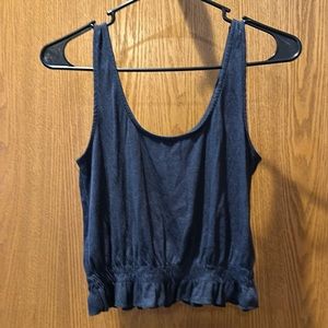 Women’s American Eagle Ribbed cropped tank.
